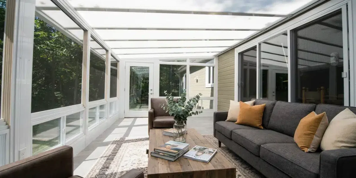 Sunspace 3 Season Solutions in Minnesota - 3 seasons sunroom with vinyl windows